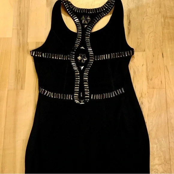 ASOS Black sequin halter dress - Picture 8 of 8